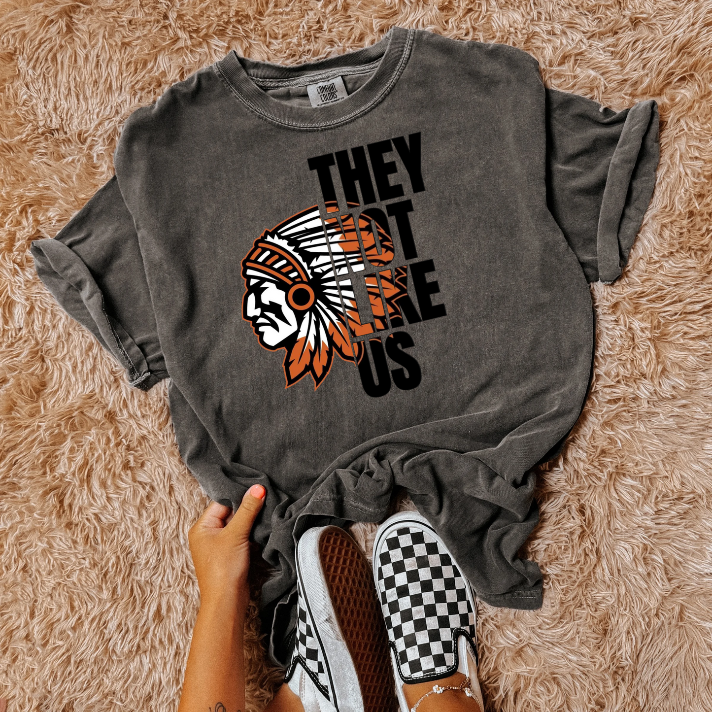 They Not Like Us Mascot Tee - Warriors