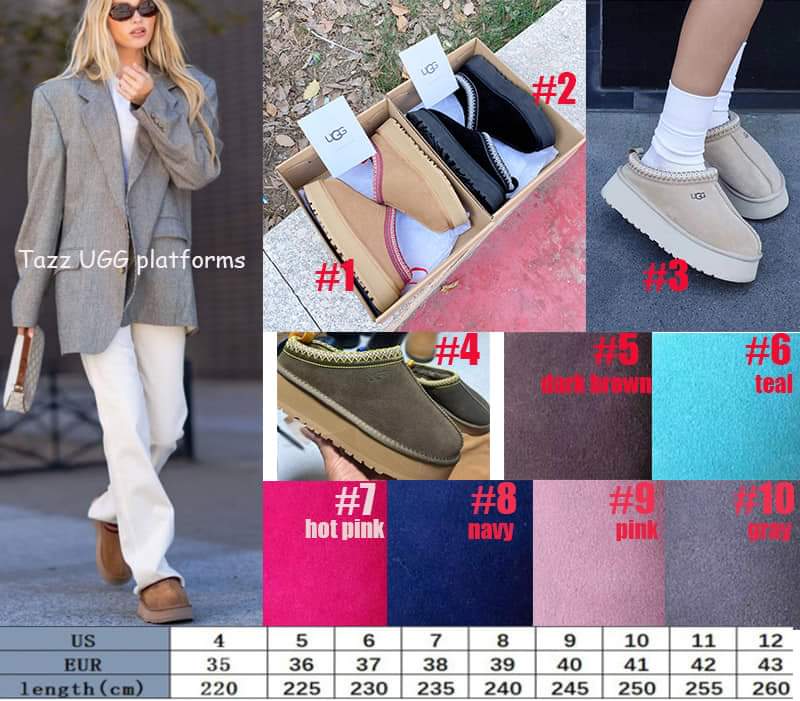 Platform slip Ons colors 1 - 5 PRE ORDER