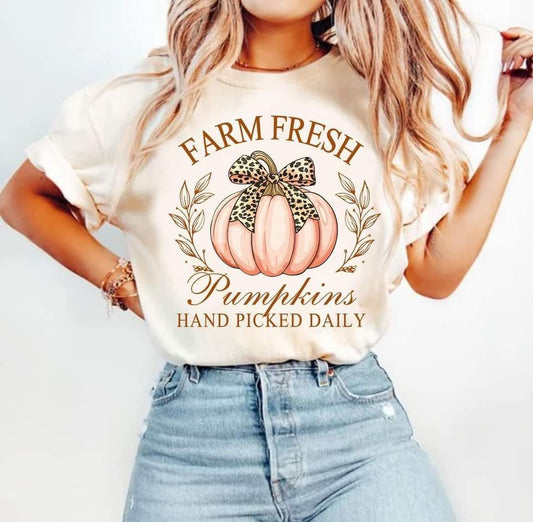 Traditional Farm Fresh Pumpkins Tee