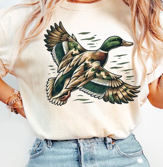 Camo Duck Tee or Pullover