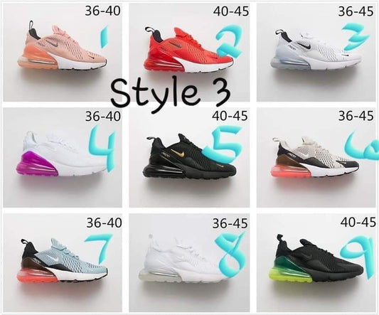 270 shoes Style 3 color 1 - 9 Pre order