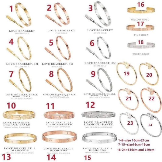 Carti** Bracelets color 16 - 24 jewelry